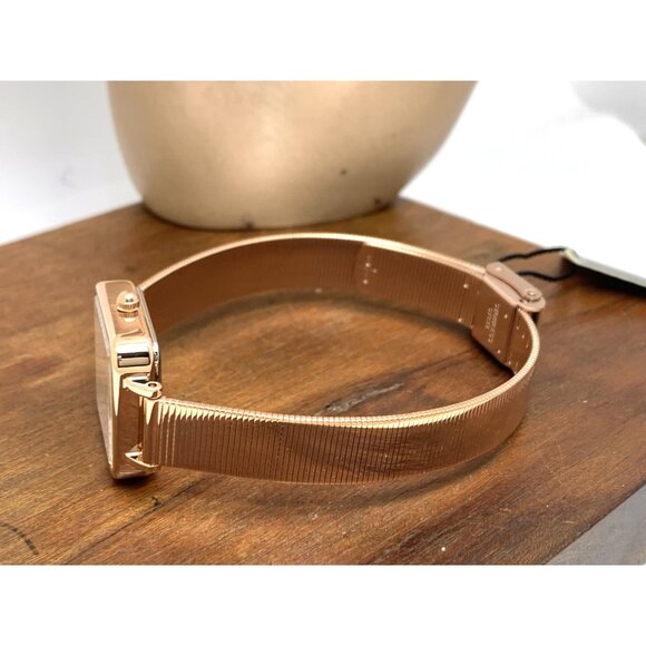 Daniel Wellington Women's Watch DW00100517 White Dial Rose Gold Mesh Strap 22mm - Picture 9 of 14